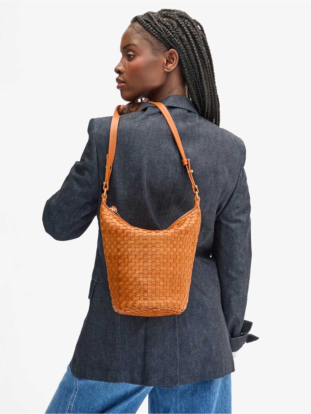 Clare V. Natual Woven Petite Jeanne - Picture 3 of 7